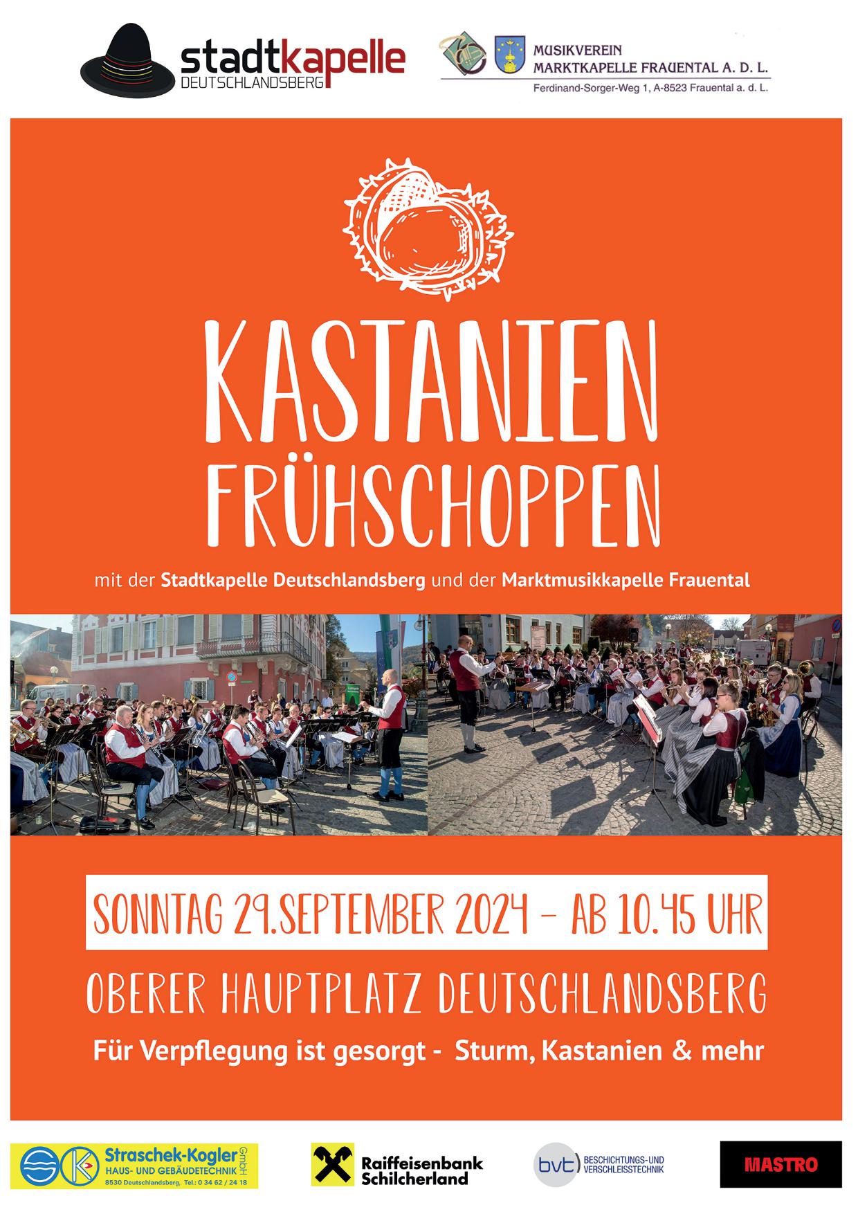 Einladung zum Kastanienfrühschoppen 2024