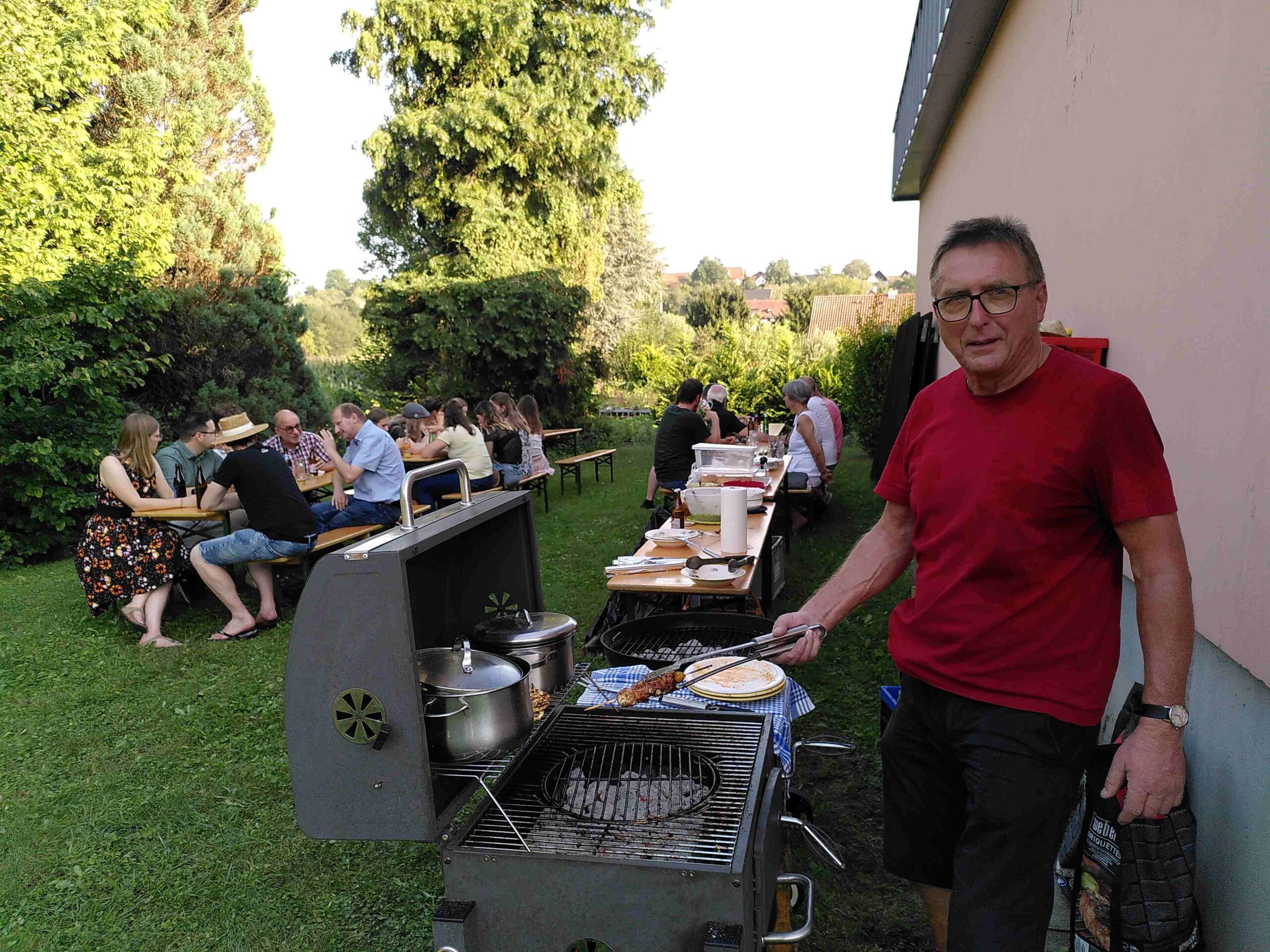 Rückblick auf die Grillfeier im Sommer