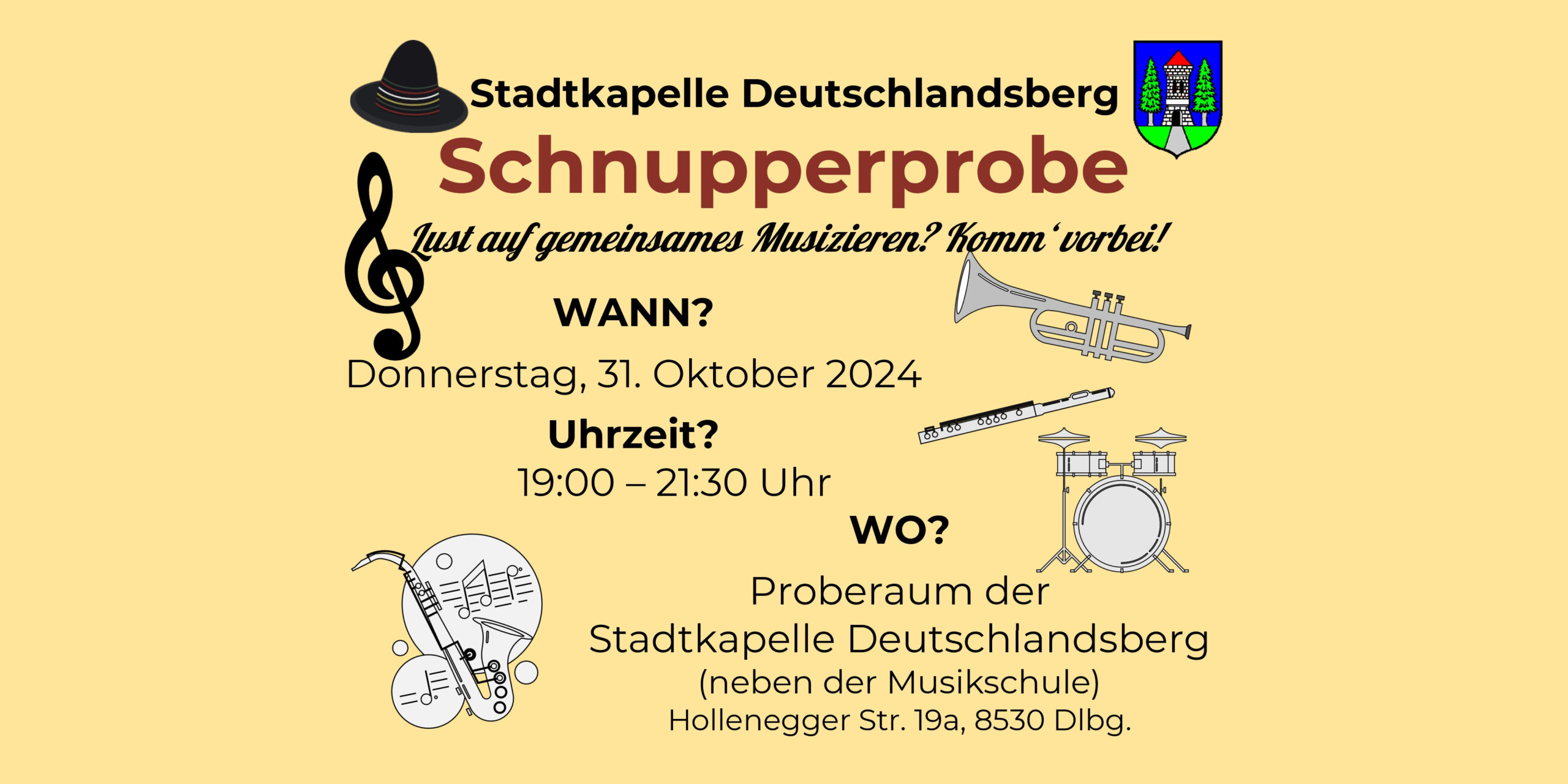 Einladung Schnupperprobe